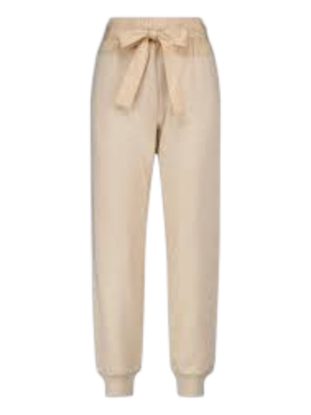 Ulla Johnson Haven Knitted Cotton Sweatpant Large Oatmeal Beige